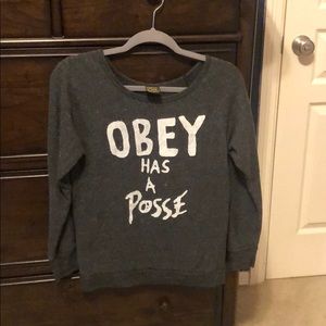 Women’s Obey Sweater Size Small